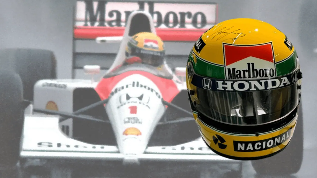 Ayrton Senna – Worn and Signed Helmet, 1989 Australian GP